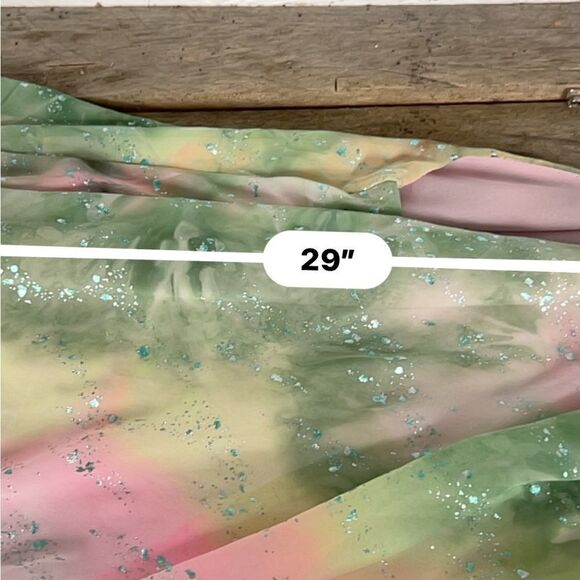 Adrienne camisole in pink and green with metallic accents- NWOT-bundled - Picture 4 of 8